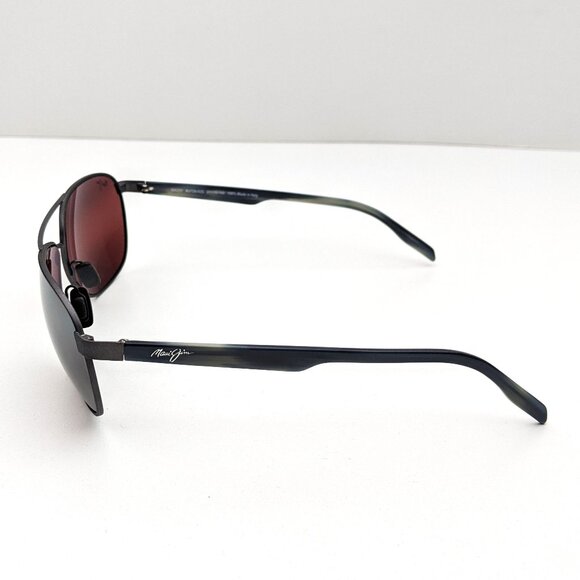 🕶️Maui Jim MJ728-02S Castles Polarized Sunglasses 61/16 140 /ALO304🕶️ - Picture 5 of 11